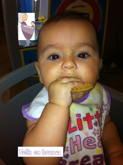 6 meses, una galleta en el restaurante del hotel