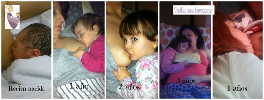4 años de lactancia en imágenes